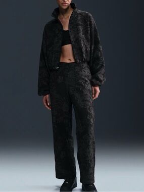 Rare Nike Sportswear Collection Women's Mid-Rise Jacquard Tracksuit Bottoms